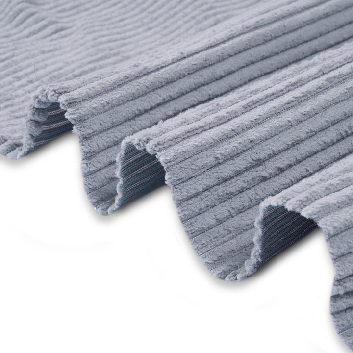 Corduroy Fabric by the Meter, 59" Wide Premium 238 GSM Polyester Upholstery & Sewing Material, Soft Ribbed Fabric for Sofa/Cushion Covers, Trousers, Curtains & DIY Crafts