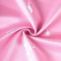 Polyester Printed Star Pink Fabric (Pack of 1)