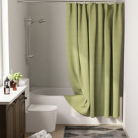 Polyester ZZ Sage Shower Curtain (Pack of 1)