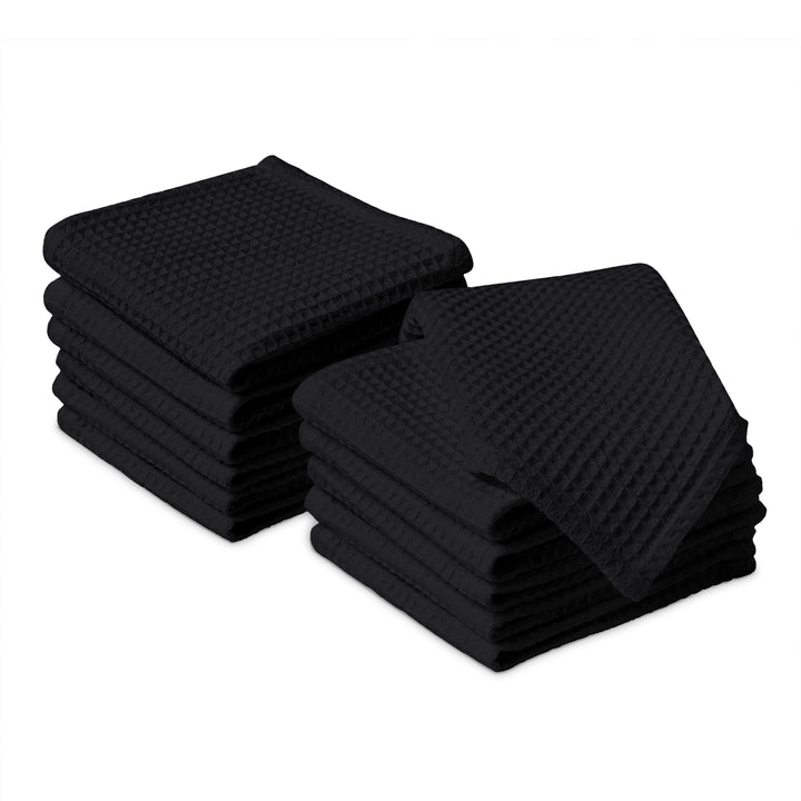 Cotton Black Dish Towel (Pack of 12)