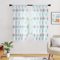 Polyester Blowball Curtain (Pack of 2)