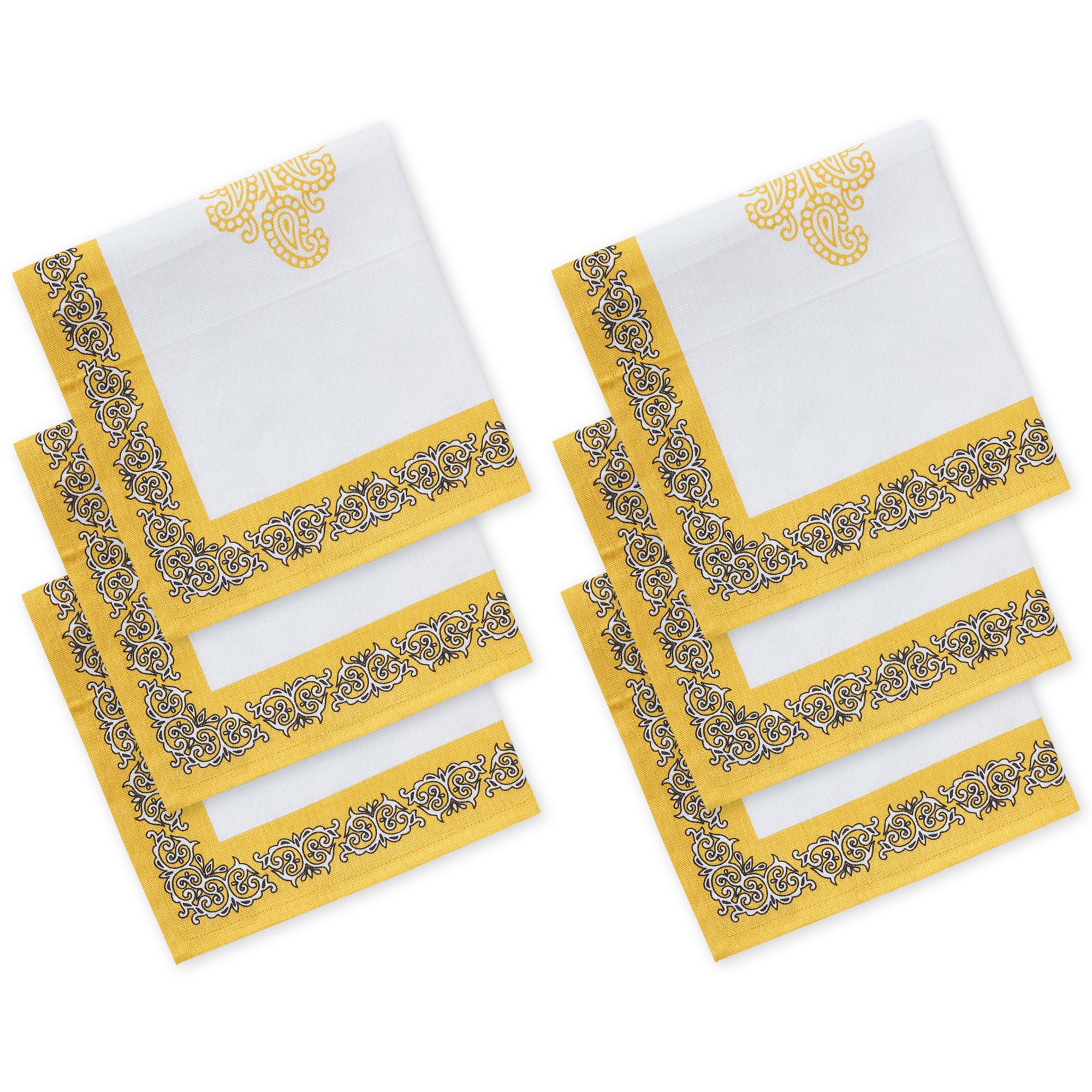 Cotton Yellow-01 Table Napkin
