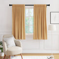 Embossed Velvet Gold Curtain