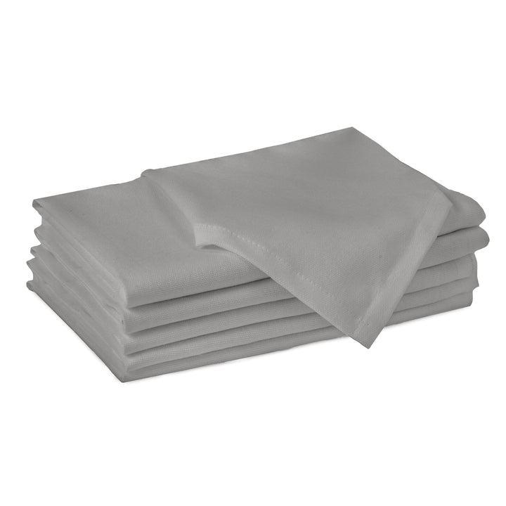 Cotton Grey Table Napkins (Pack of 6)