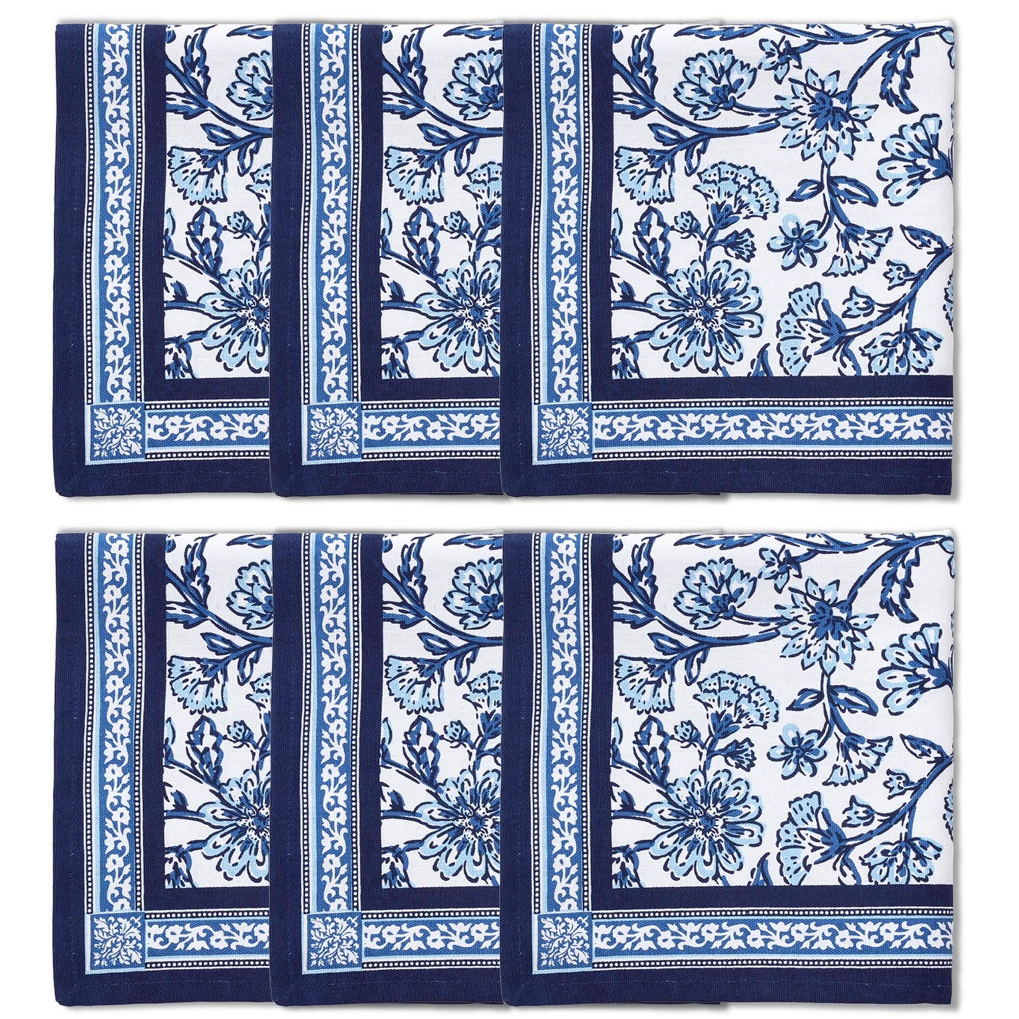 Cotton Indigo-02 Table Napkin
