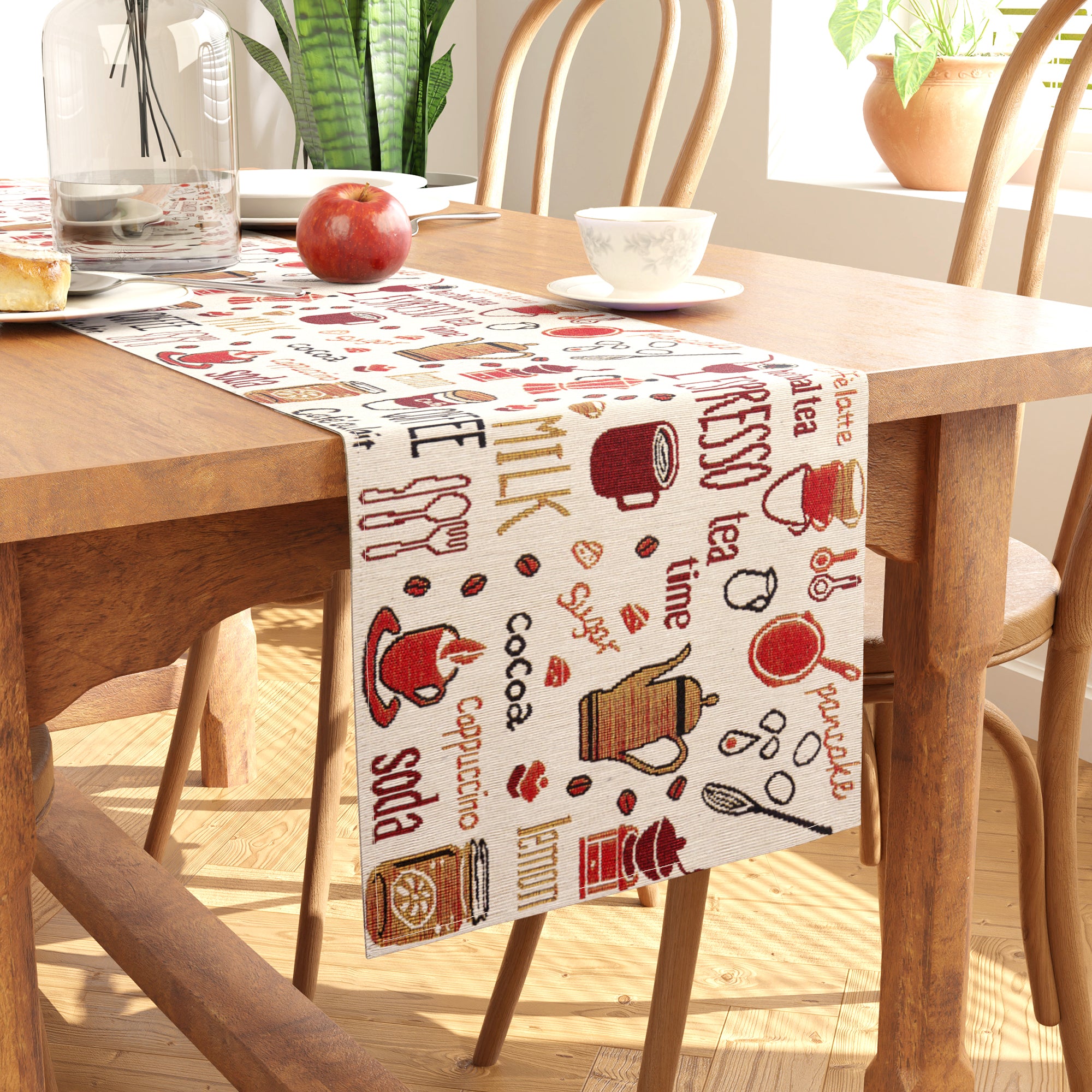 Cotton Espresso Table Runner (Pack of 1)