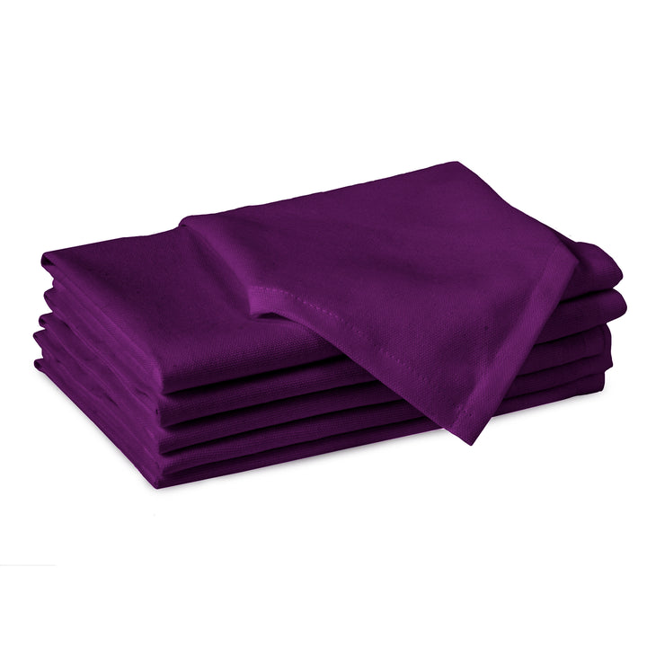 Cotton Purple Table Napkins (Pack of 6)
