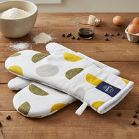20s Sheeting Yellow Moon Oven Gloves (Pack of 2)