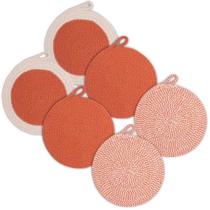 Cotton Coral Multi Combo Trivet