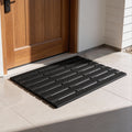 Rubber Shower Mats Heavy Duty Anti-Skid Floor Mats for Door, Bathroom, Kitchen & Home Entrance | PVC Non-Slip Drainage Mat for Wet & Dry Areas