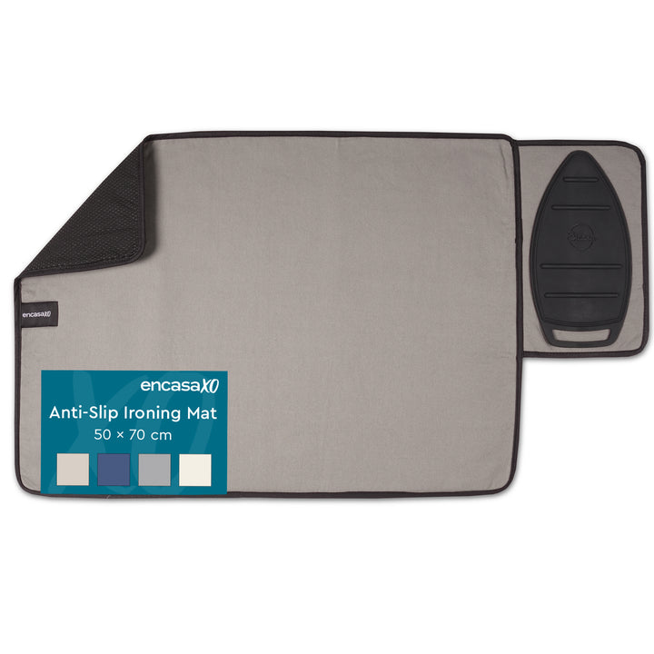 Cotton Beige Luxury Antiskid Ironing Mat (Pack of 1)