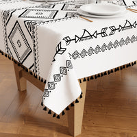 Polyester Boho Panel Table Cloth (Pack of 1)