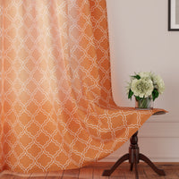 Micro Trellis Copper Curtain (Pack of 2)