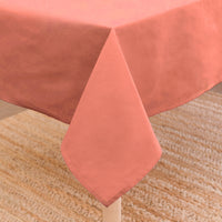 Cotton Coral Table Cloth (Pack of 1)