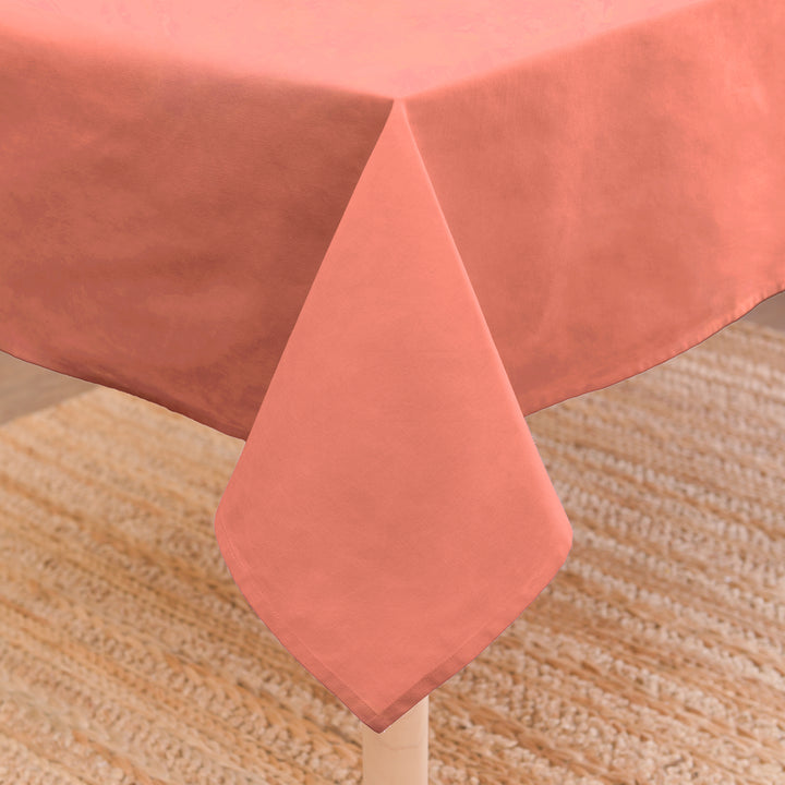 Cotton Coral Table Cloth (Pack of 1)
