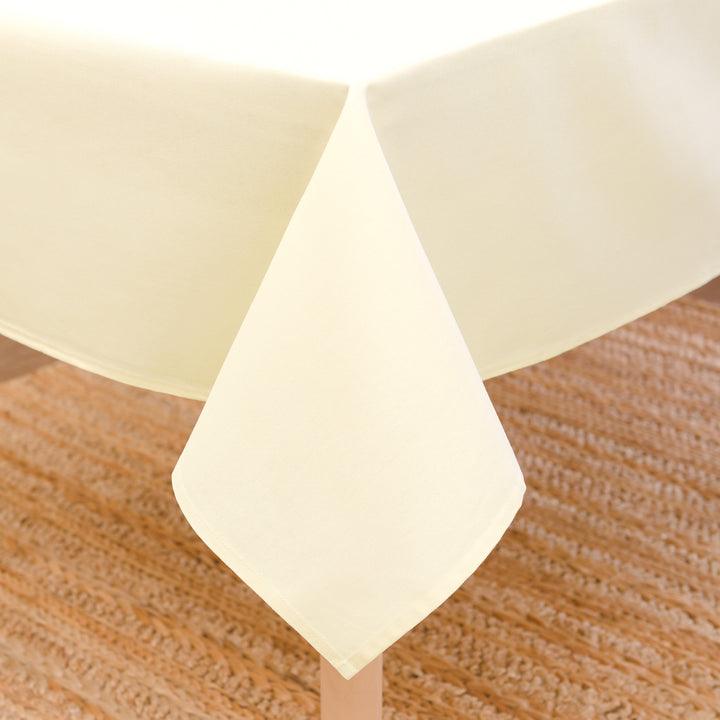 Cotton Natural Table Cloth (Pack of 1)