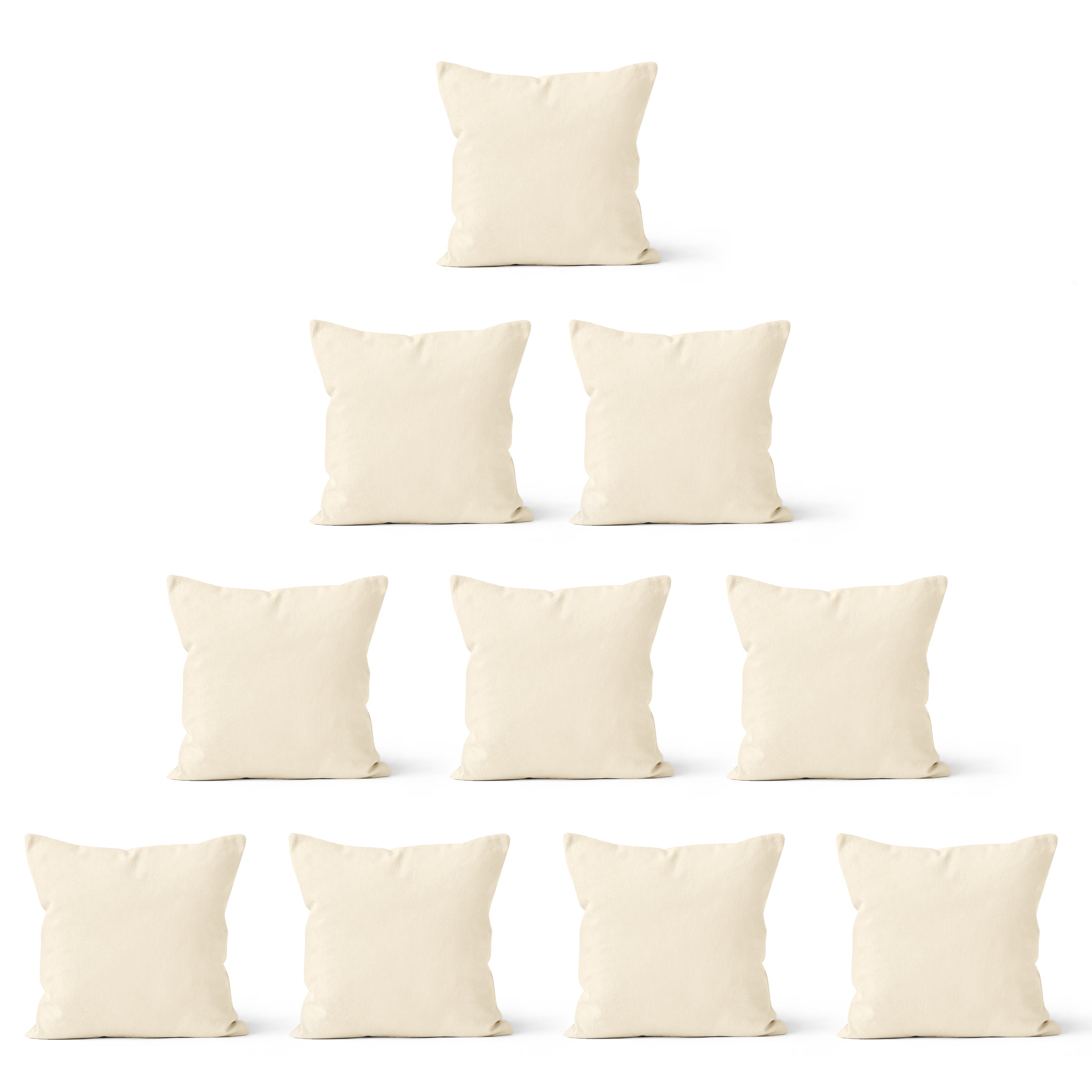 Cotton Natural Cushion Cover (Pack of 10)
