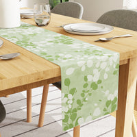 Blackout Polyester L2 Green Table Runner (Pack of 1)