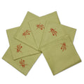 Cotton Sage Green Cutlery Table Napkin (Pack of 6)