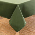 Canvas Leaf Green Table Cloth (Pack of 1)