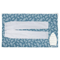 Big Leaves Blue Ironing Mat (Pack of 1)