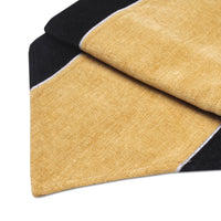 Cotton Black & Mustard Table Runner (Pack of 1)