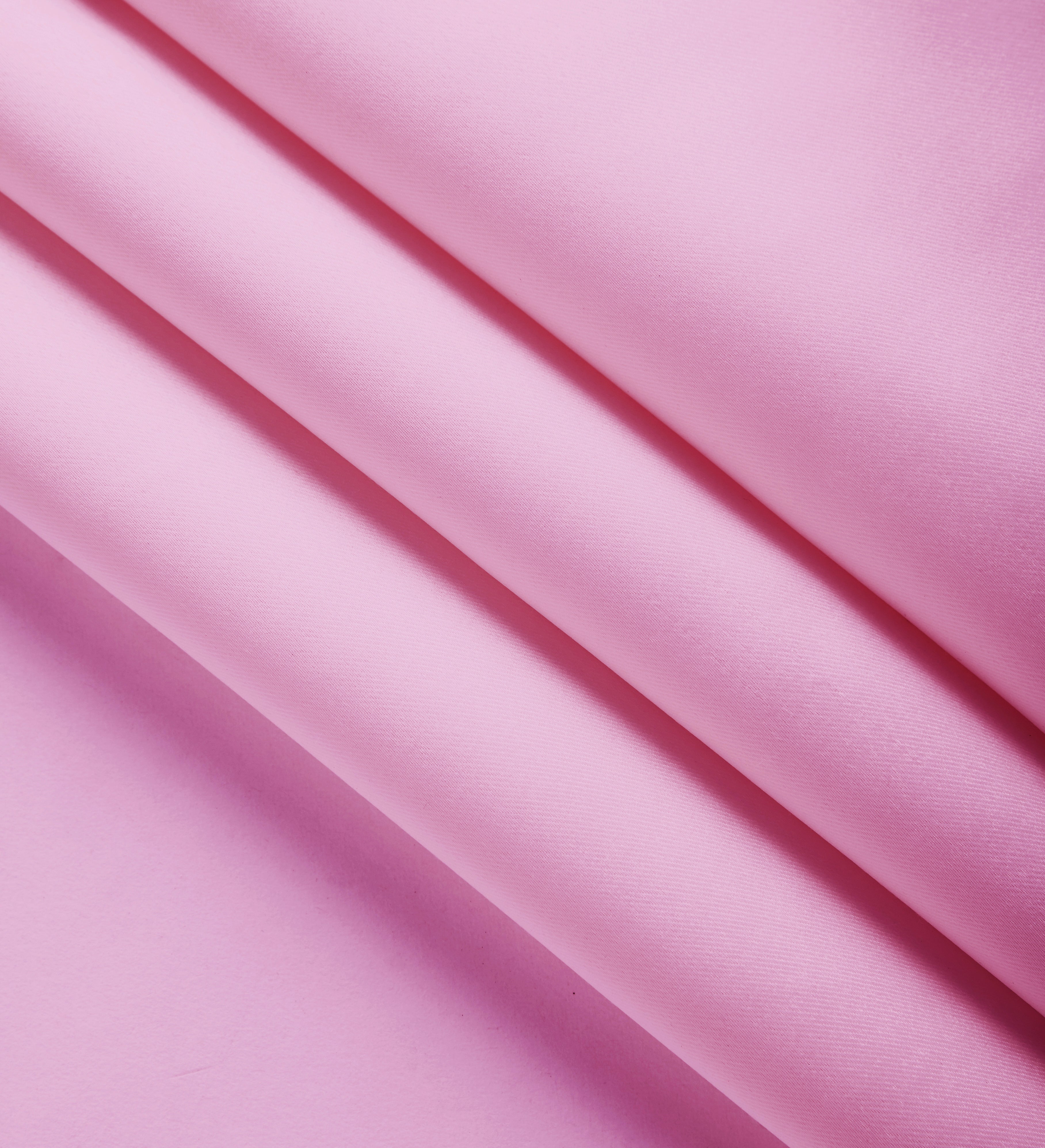 Polyester Solid Light Pink Fabric (1 Meter)