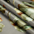 Blackout Polyester Gingko Grey Fabric (Pack of 1)