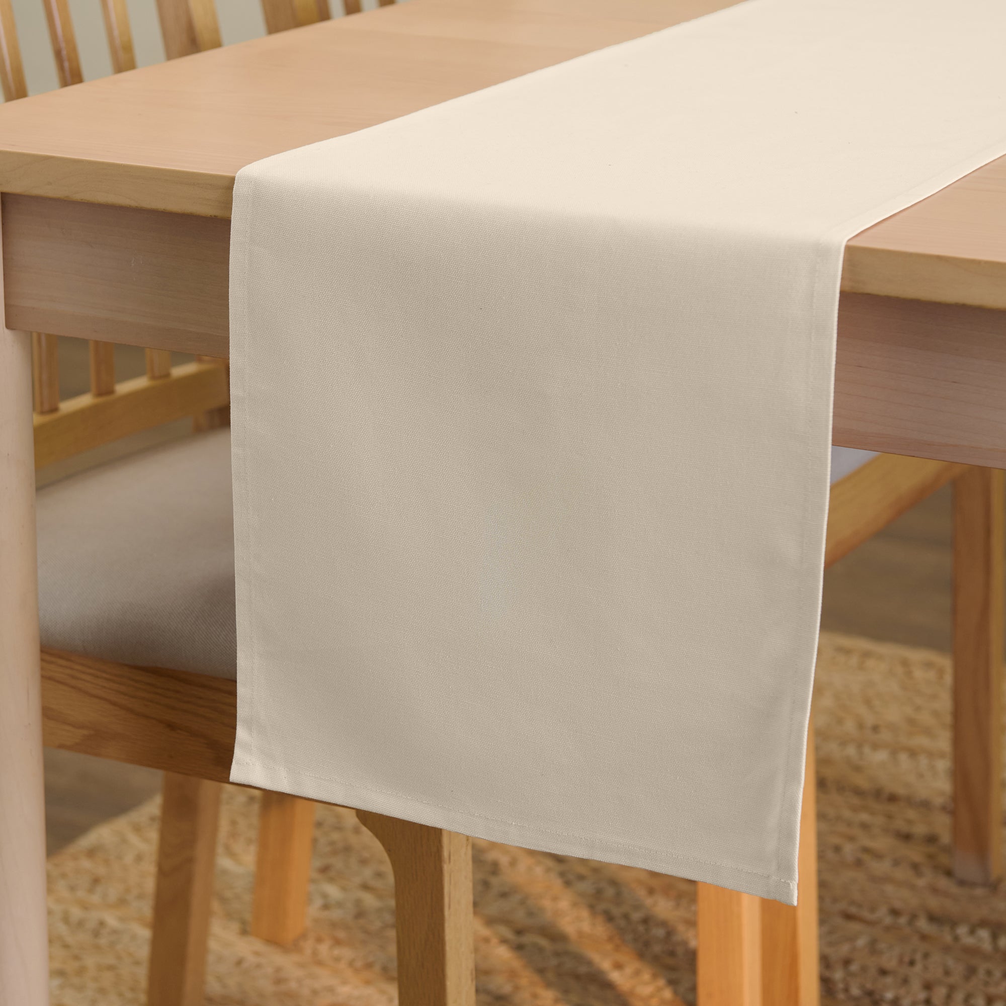 Cotton Natural Table Runner (Pack of 1)