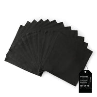 Cotton Charcoal Grey Table Napkins (Pack of 12)