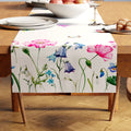 Spun Polyester Pink Butterflies Table Runner (Pack of 1)