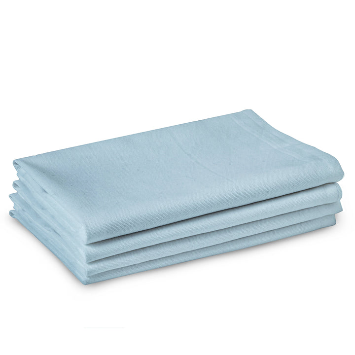 Cotton Ice Blue Table Napkins (Pack of 4)