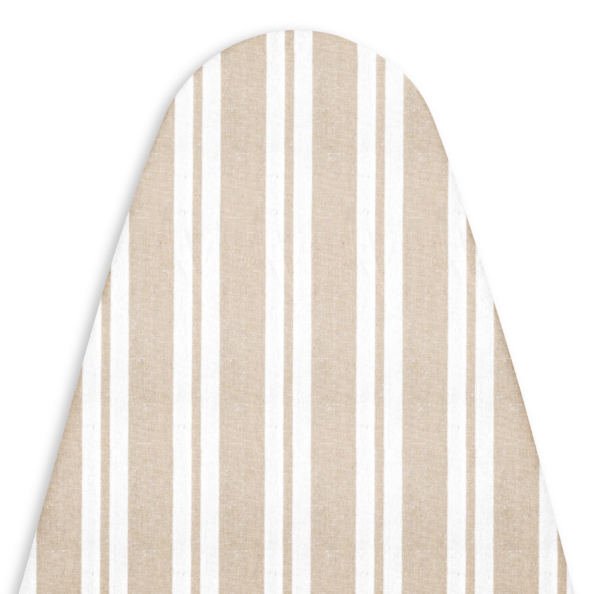 Cotton Franca Beige Stripes Ironing Board Cover (Pack of 1)