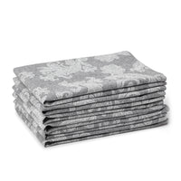 Cotton Grey Table Napkins (Pack of 6)