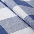 Cotton Canvas Buffalo Blue Checks Fabric (Pack of 1)