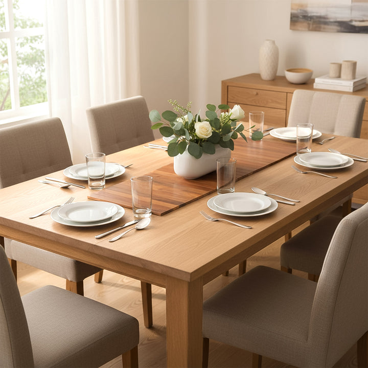 Sheesham Wood Brown Wooden Table Runner (Pack of 1)