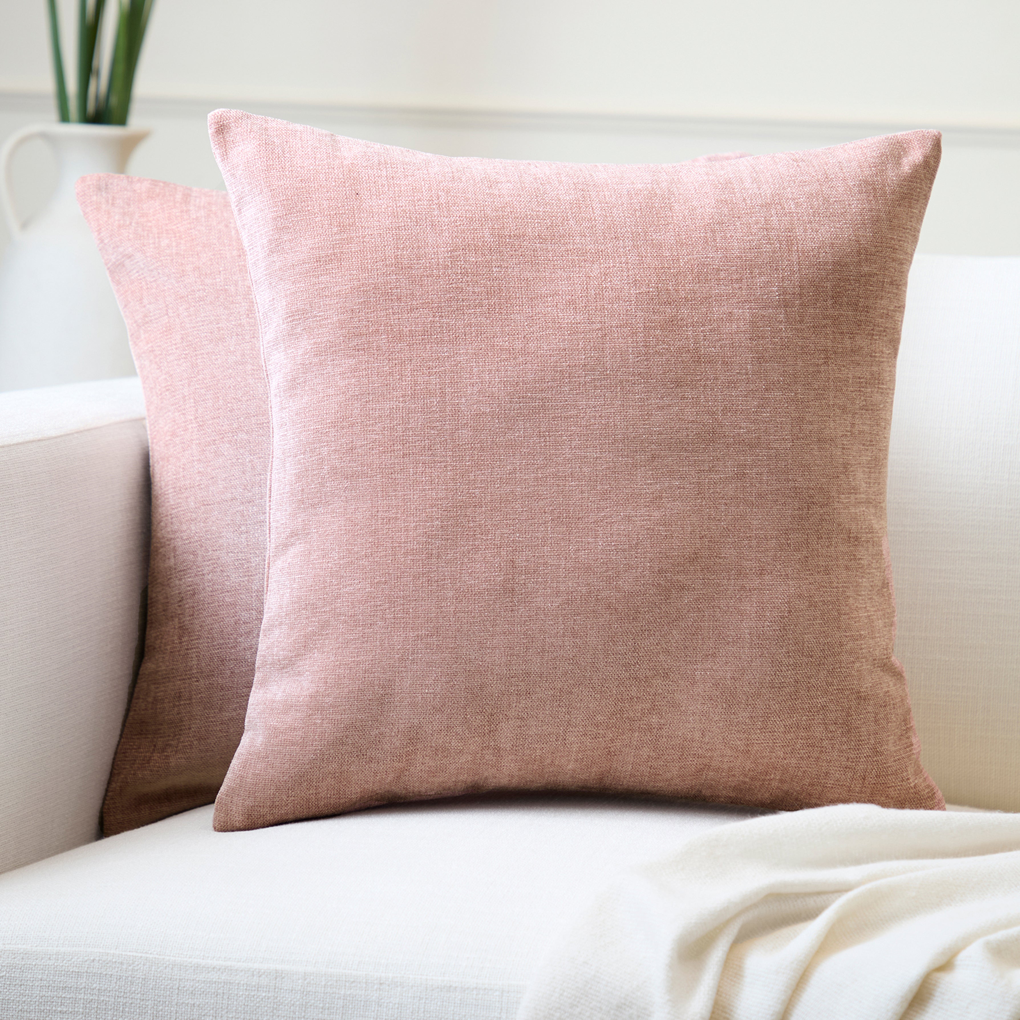 Chenille Buff Cushion Cover (Pack of 2)