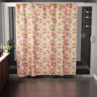 Polyester Apple Shower Curtain (Pack of 1)