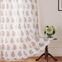 Polyester Paisleys Curtain (Pack of 2)