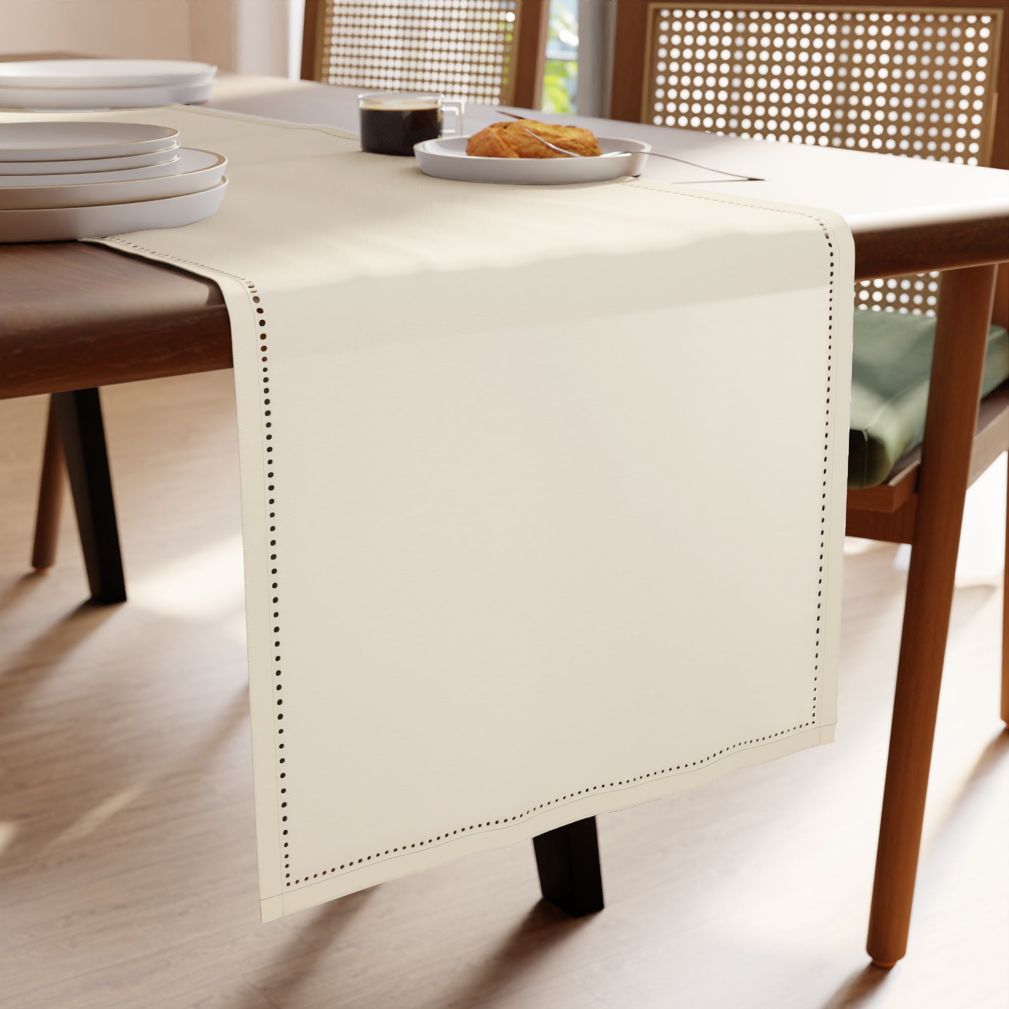 Cotton Natural Table Runner (Pack of 1)