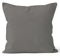 Canvas Grey Cushion Cover