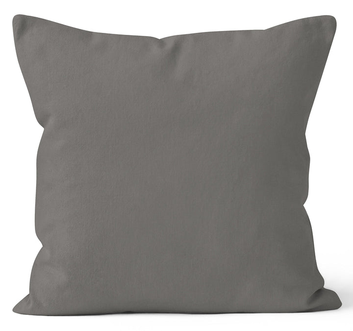 Canvas Grey Cushion Cover