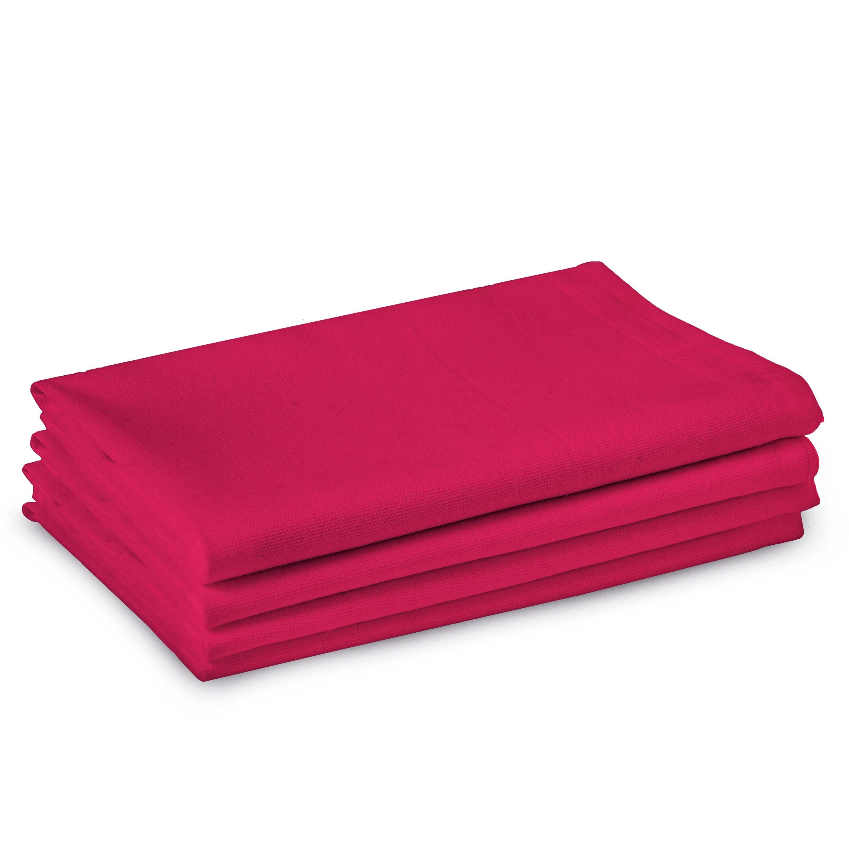 Cotton Hot Pink Table Napkins (Pack of 4)