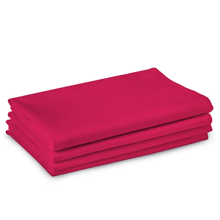 Cotton Hot Pink Table Napkins (Pack of 4)