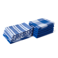Cotton Blue Kitchen Towel (Pack of 12)