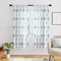 Polyester Blowball Curtain (Pack of 2)
