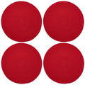 Cotton Red Placemat (Pack of 4)