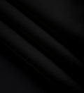 Polyester Solid Black Fabric (Pack of 1)