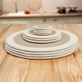Cotton Beige & Off White Dinning Table Combo (Pack of 11)