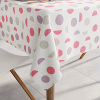 Cotton Pink Moon Table Cloth (Pack of 1)